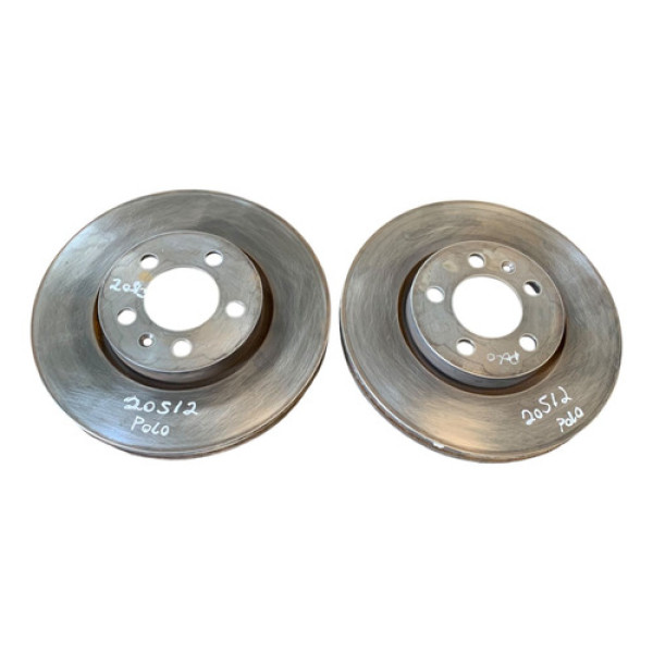 Par Disco Freio Dianteiro Volkswagen Polo 1.4 2018 A 2024