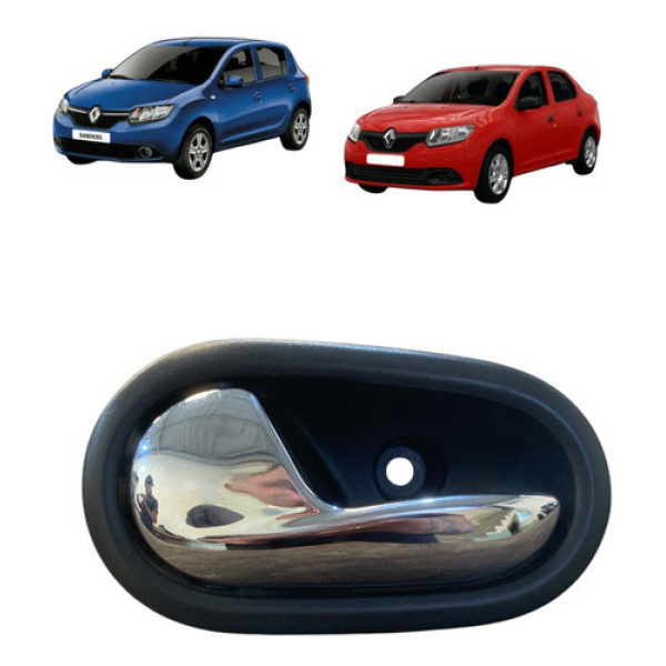 Maçaneta Int Traseira Esquerda Renault Sandero 2016 A 2021