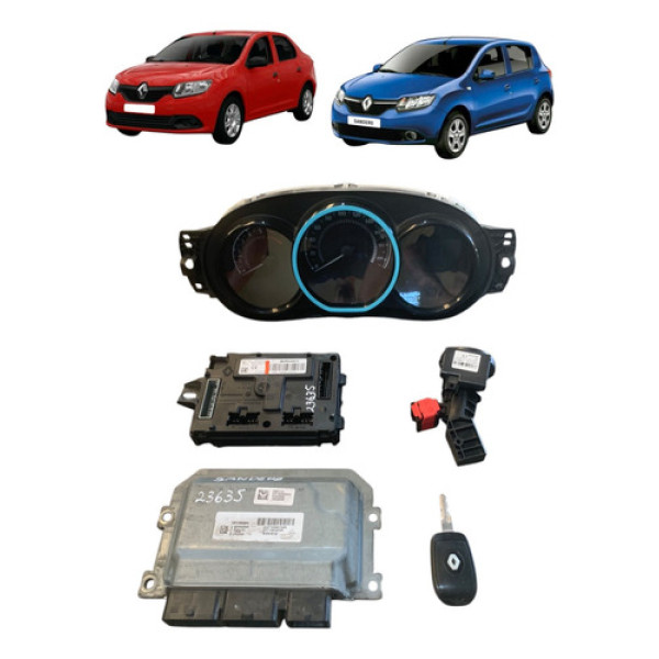 Kit Code Injeção Renault Sandero Logan 1.0 3 Cil 2016 A 2021