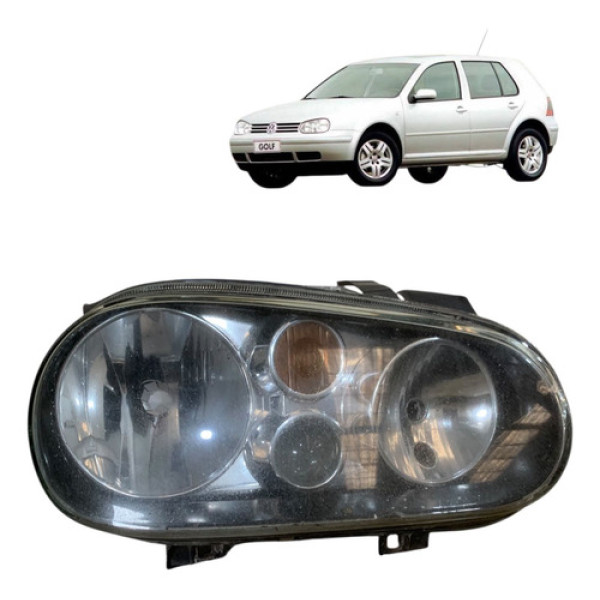 Farol Lado Direito Volkswagen Golf  2001 A 2006