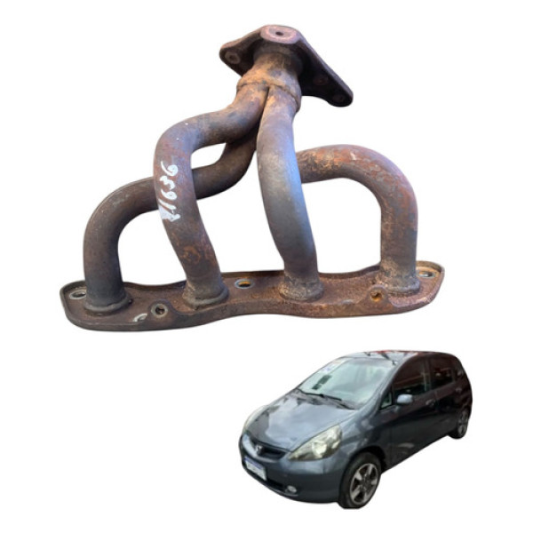 Coletor Escapamento Honda Fit 2004 A 2009