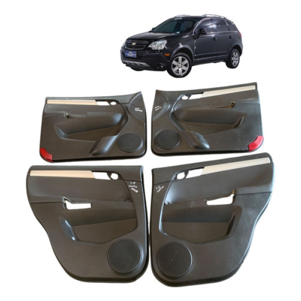Jogo Forro Porta Chevrolet Captiva 2008 A 2014 Original 