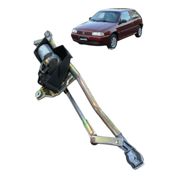 Motor Limpador Parabrisa Volkswagen Gol Mi 1997 A 2000