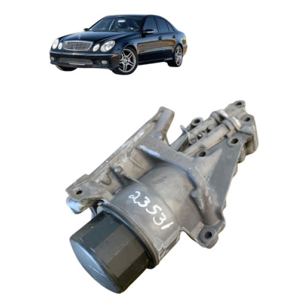 Suporte Filtro Óleo Resfriador Mercedes E500 V8 2006 A 2008