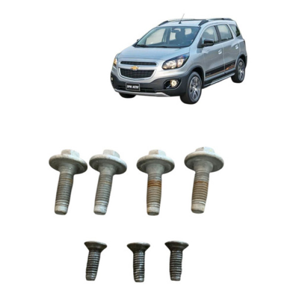Parafuso Porta Fechadura Direita Chevrolet Spin  2013 A 2017