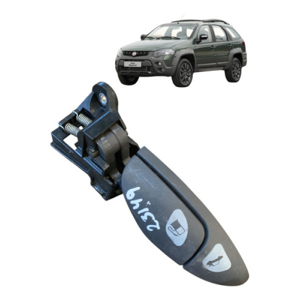 Puxador Porta Malas Fiat Palio Weekend Adventure 2009 A 2015