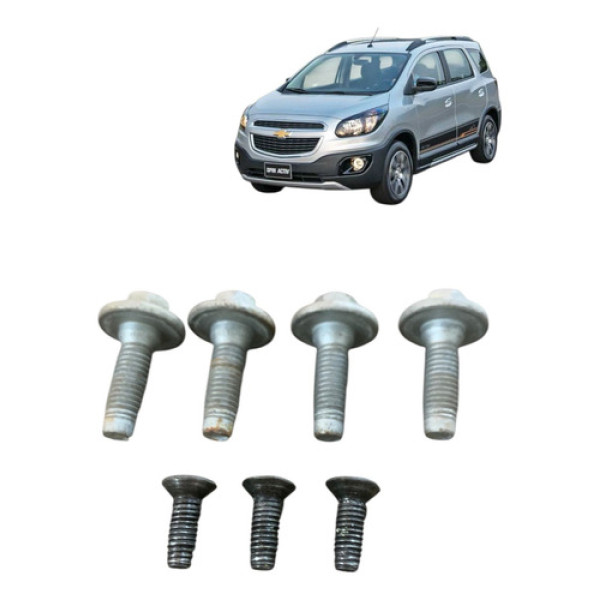 Parafuso Porta Fechadura Direita Chevrolet Spin 2013 A 2017