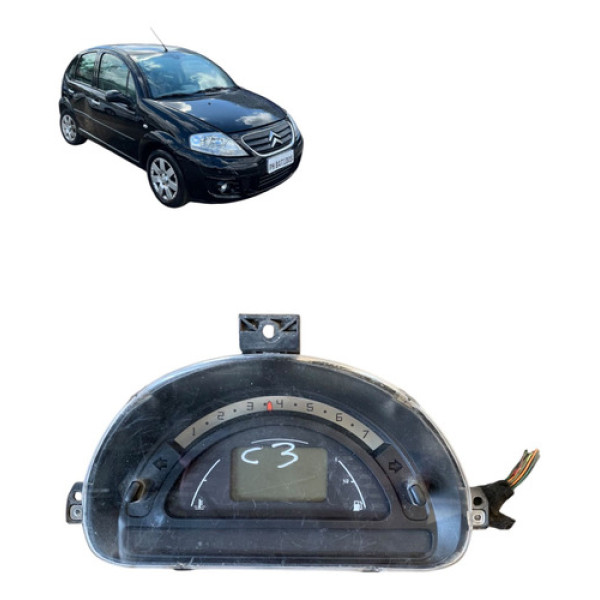 Painel Instrumento Velocimetro Citroen C3 2007 A 2012 