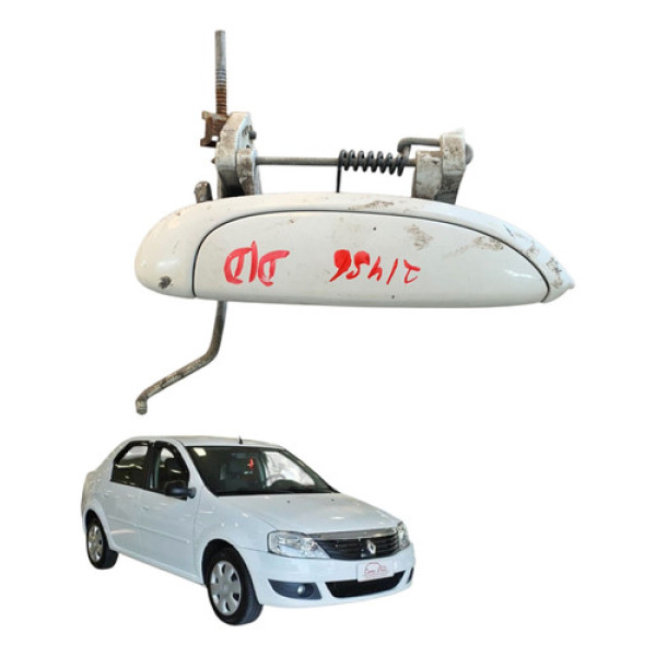 Maçaneta Externa Dianteira Direita Renault Logan 2009 A 2012