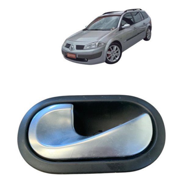 Maçaneta Int Traseira Esquerda Renaul Megane 2.0 2007 A 2011