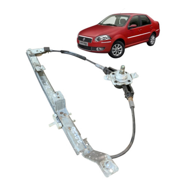 Maquina Vidro Traseira Esquerda Fiat Siena 2005 A 2012