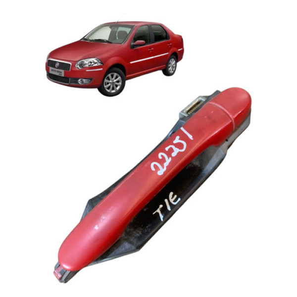 Maçaneta Externa Traseira Esquerda Fiat Siena 2005 A 2012