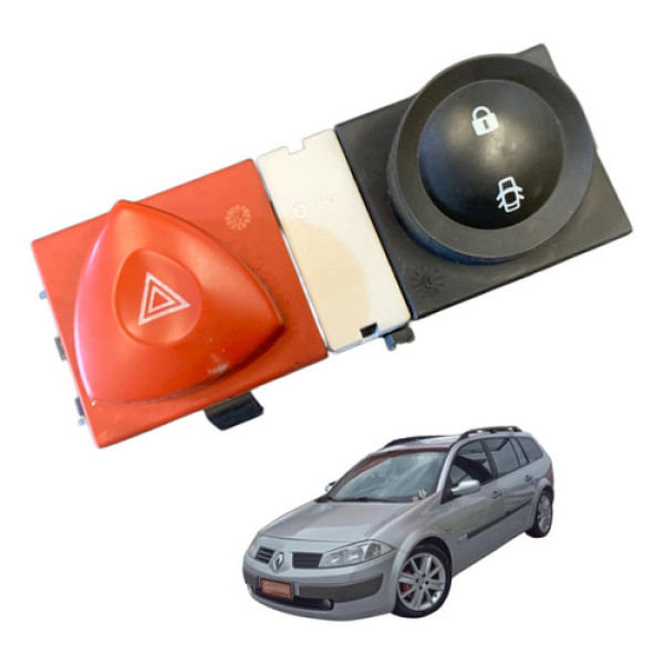 Botão Pisca Alerta Renault Megane 2.0 2007 A 2011