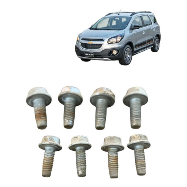 Jogo Parafuso Mini Frente Chevrolet Spin 1.8 2013 A 2017