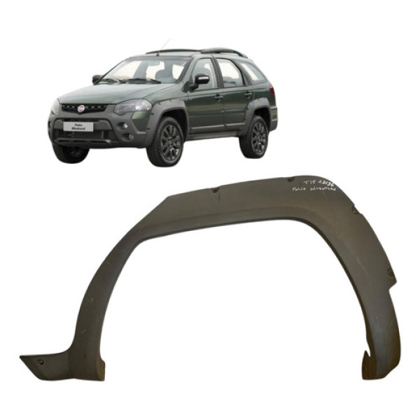 Aplique Roda Traseira Esquerd Fiat Palio Weekend 2009 A 2015