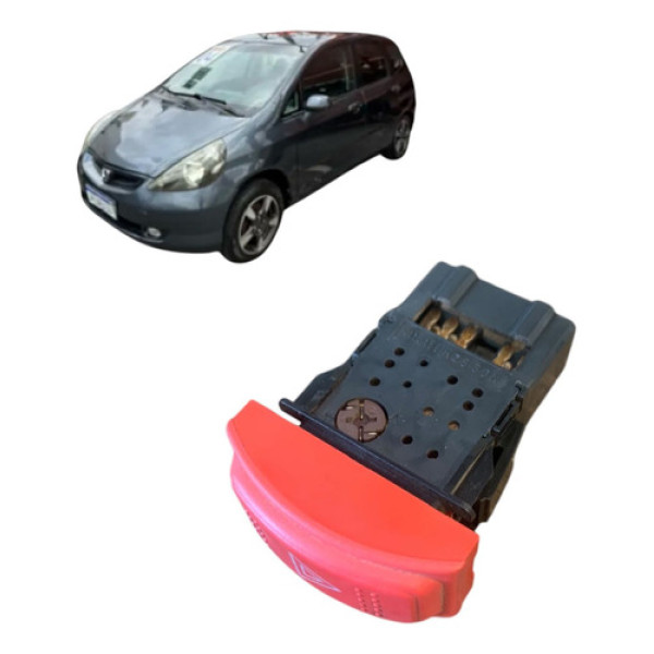Botão Pisca Alerta Honda Fit 2004 2005 2006 2007 2008 2009