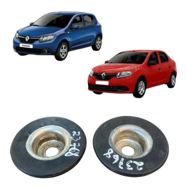 Par Batente Amortecedor Dianteir Renault Sandero 2016 A 2021