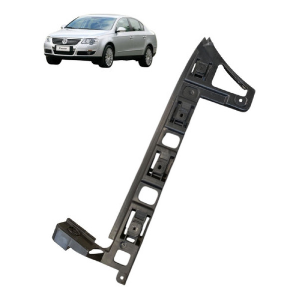 Guia Parachoque Trasei Esquerd Volkswagen Passat 2006 A 2010