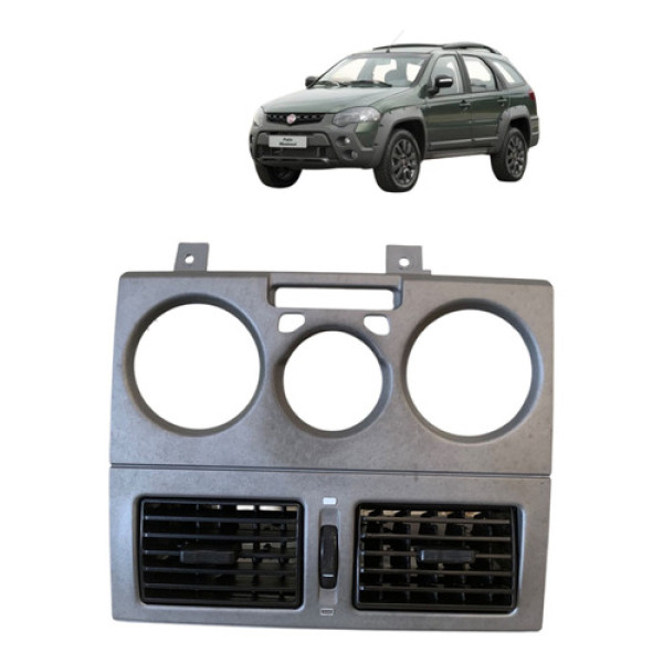 Moldura Central Painel Fiat Palio Weekend 2009 A 2015