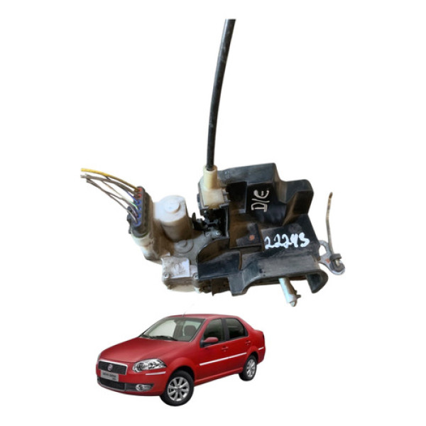 Fechadura Porta Dianteira Esquerda Fiat Siena 2005 A 2012