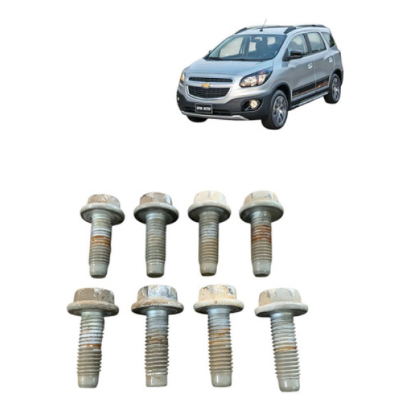 Parafuso Alma Parachoque Chevrolet Spin 1.8 2013 A 2017