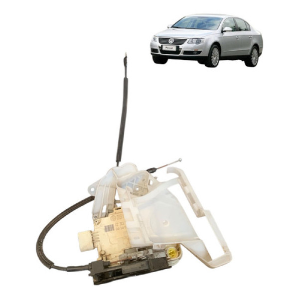 Fechadura Porta Dianteir Esque Volkswagen Passat 2006 A 2010
