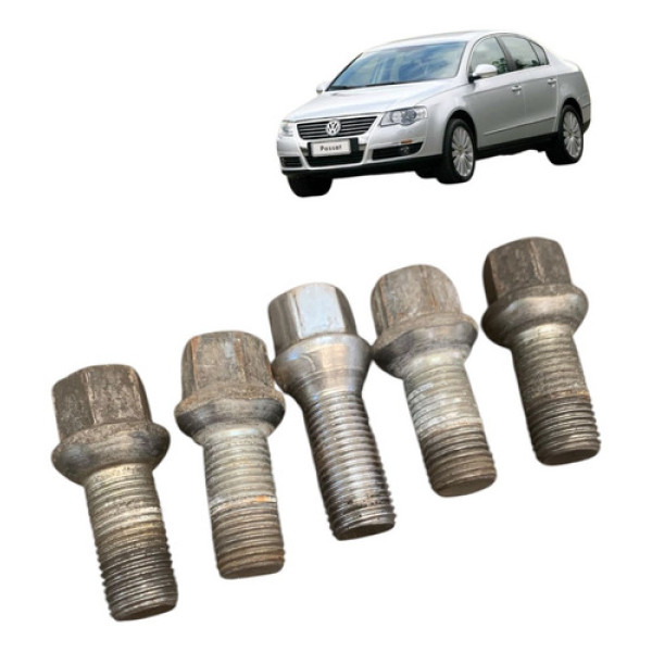 Jogo Parafuso Roda Volkswagen Passat 2006 A 2010 Original 