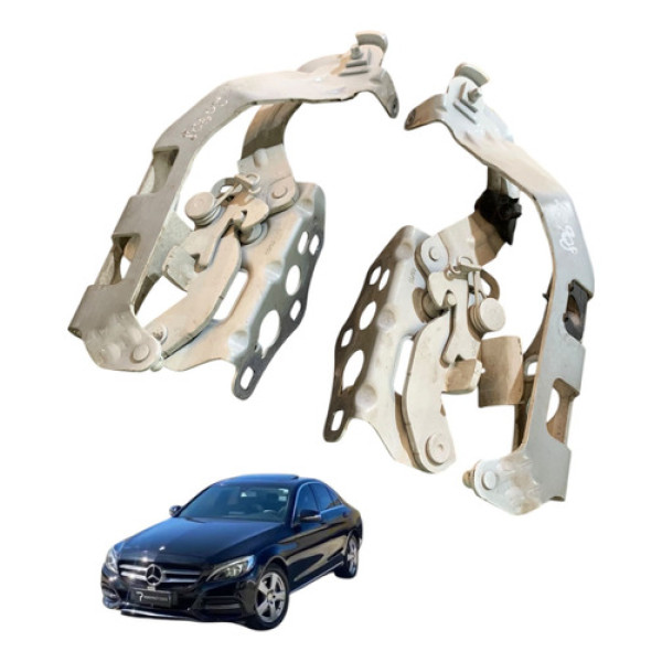 Par Dobradiça Capo Mercedes C200 C250 2.0 T 2015 A 2019