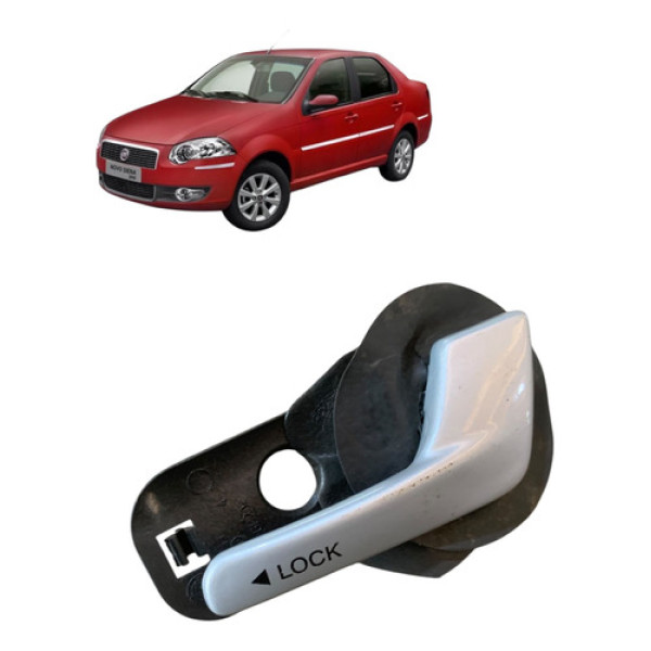 Maçaneta Interna Dianteira Direita Fiat Siena 2005 A 2012