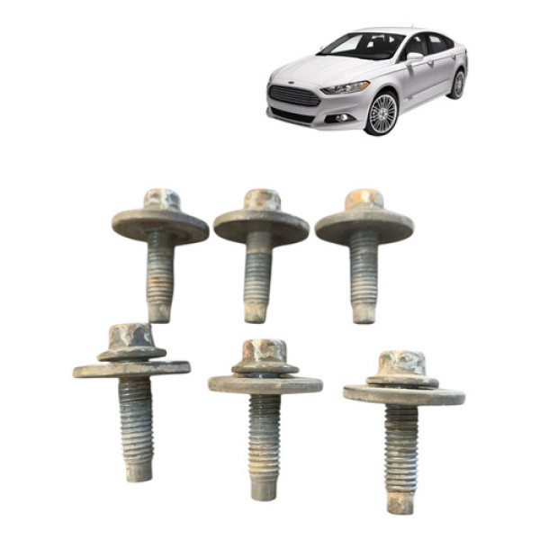 Kit Parafuso Alma Parachoque Traseir Ford Fusion 2013 A 2016
