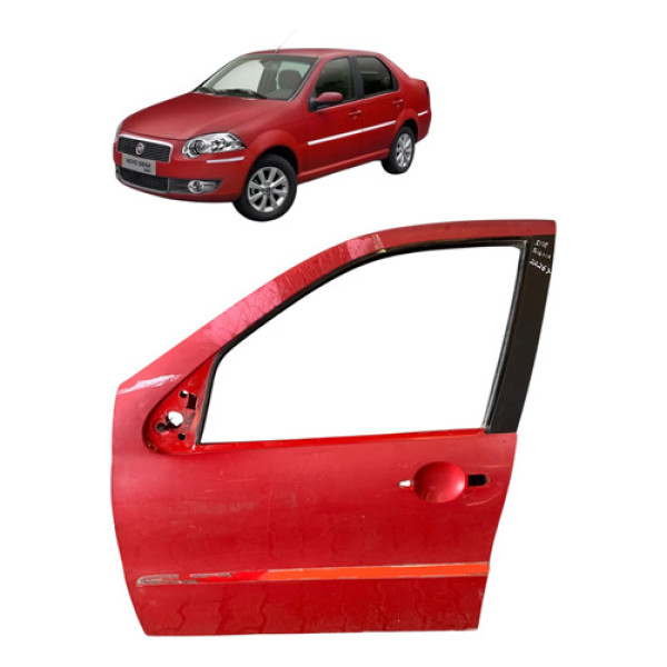 Porta Dianteira Esquerda Fiat Siena 2005 A 2012