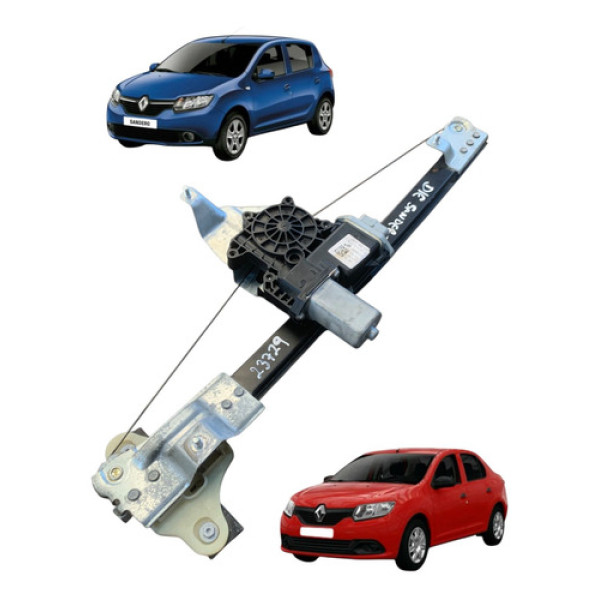 Maquina Vidro Dianteira Esquerda Renault Sandero 2016 A 2021