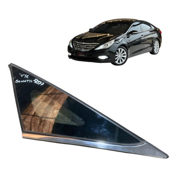 Vidro Fixo Traseiro Esquerdo Hyundai Sonata 2010 A 2014 