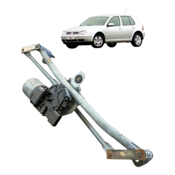 Motor Limpador Parabrisa Volkswagen Golf 2001 A 2006