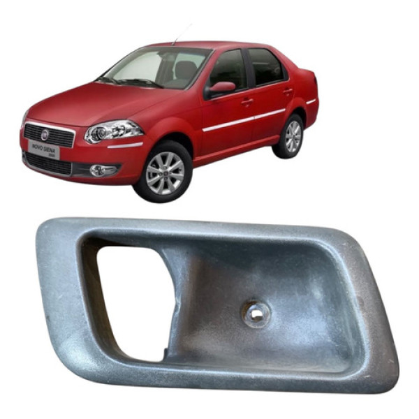 Acabamento Maçaneta Dianteira Esquerd Fiat Siena 2005 A 2012