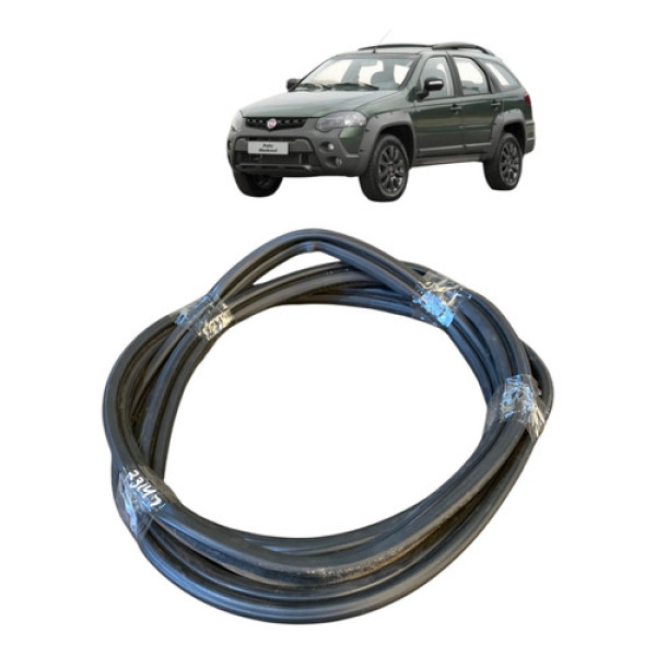 Borracha Tampa Traseira Fiat Palio Weekend Adven 2009 A 2015