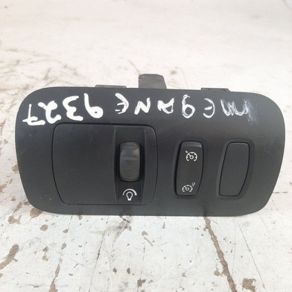 Botão Lateral Luz Painel Megane 2.0 Automati  2007/2012 9327