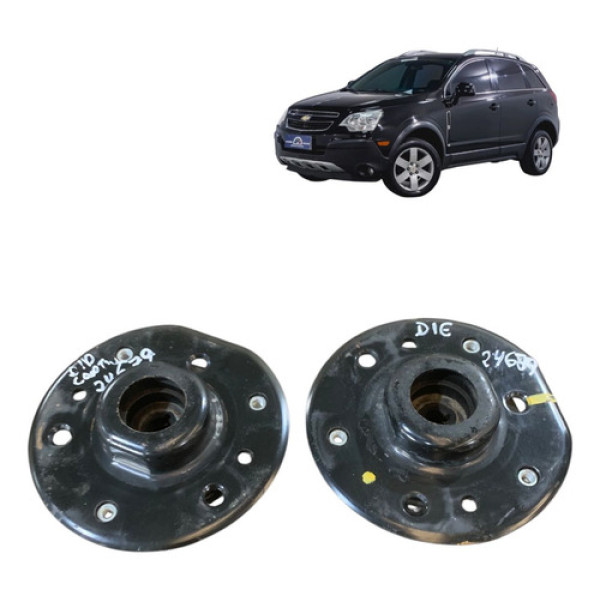 Par Coxim Amortecedor Dianteir Chevrolet Captiva 2008 A 2014