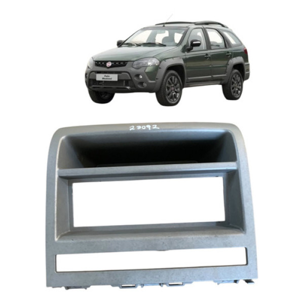 Moldura Painel Radio Mp3 Fiat Palio Weekend 2009 A 2015